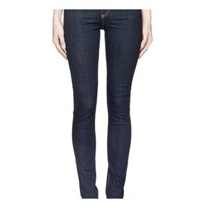 Rag Bone Jean High Rise Skinny Jeans Dark Wash Women Size 27 W513K520 Preppy